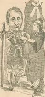 An illustration from Cartoons from the "Hindi Punch" : 1904. (1904)