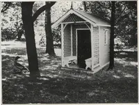 An illustration from Catalog of garden furniture, arbors, pergolas, gateways, trellises, fences, etc. (1920)
