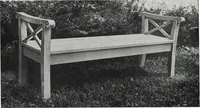An illustration from Catalog of garden furniture, arbors, pergolas, gateways, trellises, fences, etc. (1920)