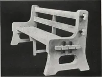 An illustration from Catalog of garden furniture, arbors, pergolas, gateways, trellises, fences, etc. (1920)