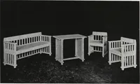 An illustration from Catalog of garden furniture, arbors, pergolas, gateways, trellises, fences, etc. (1920)