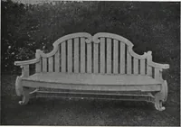 An illustration from Catalog of garden furniture, arbors, pergolas, gateways, trellises, fences, etc. (1920)