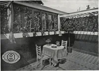 An illustration from Catalog of garden furniture, arbors, pergolas, gateways, trellises, fences, etc. (1920)