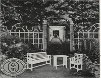 Picture 68 of 216 from Catalog of garden furniture, arbors, pergolas, gateways, trellises, fences, etc. (1920), leaf 36