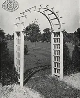 Picture 84 of 216 from Catalog of garden furniture, arbors, pergolas, gateways, trellises, fences, etc. (1920), leaf 44