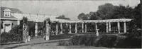 An illustration from Catalog of garden furniture, arbors, pergolas, gateways, trellises, fences, etc. (1920)