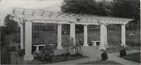 An illustration from Catalog of garden furniture, arbors, pergolas, gateways, trellises, fences, etc. (1920)