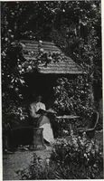 An illustration from Catalog of garden furniture, arbors, pergolas, gateways, trellises, fences, etc. (1920)