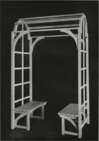 Picture 100 of 216 from Catalog of garden furniture, arbors, pergolas, gateways, trellises, fences, etc. (1920), leaf 52