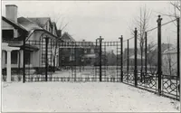 An illustration from Catalog of garden furniture, arbors, pergolas, gateways, trellises, fences, etc. (1920)