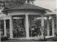 An illustration from Catalog of garden furniture, arbors, pergolas, gateways, trellises, fences, etc. (1920)