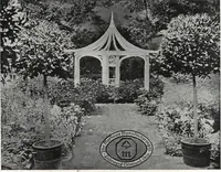 Picture 108 of 216 from Catalog of garden furniture, arbors, pergolas, gateways, trellises, fences, etc. (1920), leaf 57