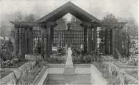 An illustration from Catalog of garden furniture, arbors, pergolas, gateways, trellises, fences, etc. (1920)