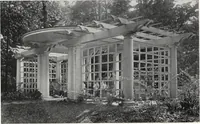 An illustration from Catalog of garden furniture, arbors, pergolas, gateways, trellises, fences, etc. (1920)