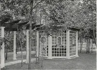An illustration from Catalog of garden furniture, arbors, pergolas, gateways, trellises, fences, etc. (1920)