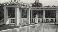 An illustration from Catalog of garden furniture, arbors, pergolas, gateways, trellises, fences, etc. (1920)