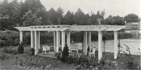 An illustration from Catalog of garden furniture, arbors, pergolas, gateways, trellises, fences, etc. (1920)