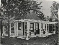 An illustration from Catalog of garden furniture, arbors, pergolas, gateways, trellises, fences, etc. (1920)