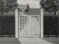 An illustration from Catalog of garden furniture, arbors, pergolas, gateways, trellises, fences, etc. (1920)