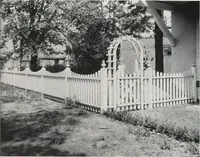 An illustration from Catalog of garden furniture, arbors, pergolas, gateways, trellises, fences, etc. (1920)