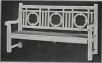 An illustration from Catalog of garden furniture, arbors, pergolas, gateways, trellises, fences, etc. (1920)