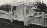 Picture 156 of 216 from Catalog of garden furniture, arbors, pergolas, gateways, trellises, fences, etc. (1920), leaf 80