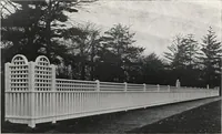 An illustration from Catalog of garden furniture, arbors, pergolas, gateways, trellises, fences, etc. (1920)