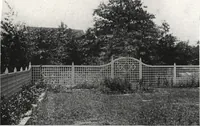 An illustration from Catalog of garden furniture, arbors, pergolas, gateways, trellises, fences, etc. (1920)