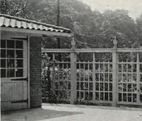 An illustration from Catalog of garden furniture, arbors, pergolas, gateways, trellises, fences, etc. (1920)