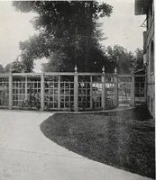 An illustration from Catalog of garden furniture, arbors, pergolas, gateways, trellises, fences, etc. (1920)