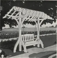 Picture 179 of 216 from Catalog of garden furniture, arbors, pergolas, gateways, trellises, fences, etc. (1920), leaf 91
