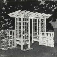 Picture 180 of 216 from Catalog of garden furniture, arbors, pergolas, gateways, trellises, fences, etc. (1920), leaf 91