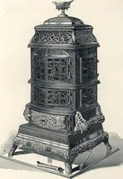 An illustration from Catalogue and price list of the improved Howe ventilating stoves (1893)