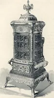An illustration from Catalogue and price list of the improved Howe ventilating stoves (1893)