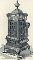An illustration from Catalogue and price list of the improved Howe ventilating stoves (1893)