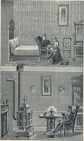 An illustration from Catalogue and price list of the improved Howe ventilating stoves (1893)