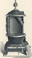 An illustration from Catalogue and price list of the improved Howe ventilating stoves (1893)