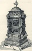 An illustration from Catalogue and price list of the improved Howe ventilating stoves (1893)