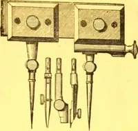 An illustration from Catalogue : mathematical and engineering instruments and materials manufactured and imported by James W. Queen & Co. (1880)