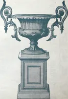 An illustration from Catalogue of vases, settees, fountains and other lawn furniture (1904)