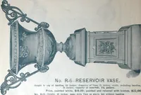 An illustration from Catalogue of vases, settees, fountains and other lawn furniture (1904)