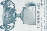 An illustration from Catalogue of vases, settees, fountains and other lawn furniture (1904)