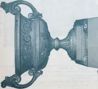 An illustration from Catalogue of vases, settees, fountains and other lawn furniture (1904)
