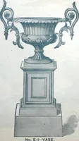 An illustration from Catalogue of vases, settees, fountains and other lawn furniture (1904)