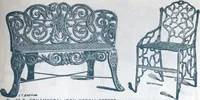 An illustration from Catalogue of vases, settees, fountains and other lawn furniture (1904)