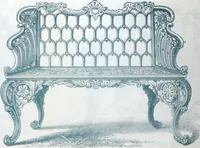 An illustration from Catalogue of vases, settees, fountains and other lawn furniture (1904)