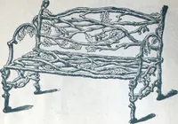 An illustration from Catalogue of vases, settees, fountains and other lawn furniture (1904)