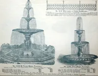 An illustration from Catalogue of vases, settees, fountains and other lawn furniture (1904)