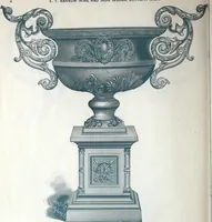 An illustration from Catalogue of vases, settees, fountains and other lawn furniture (1904)