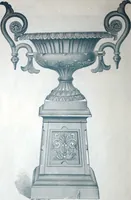 An illustration from Catalogue of vases, settees, fountains and other lawn furniture (1904)